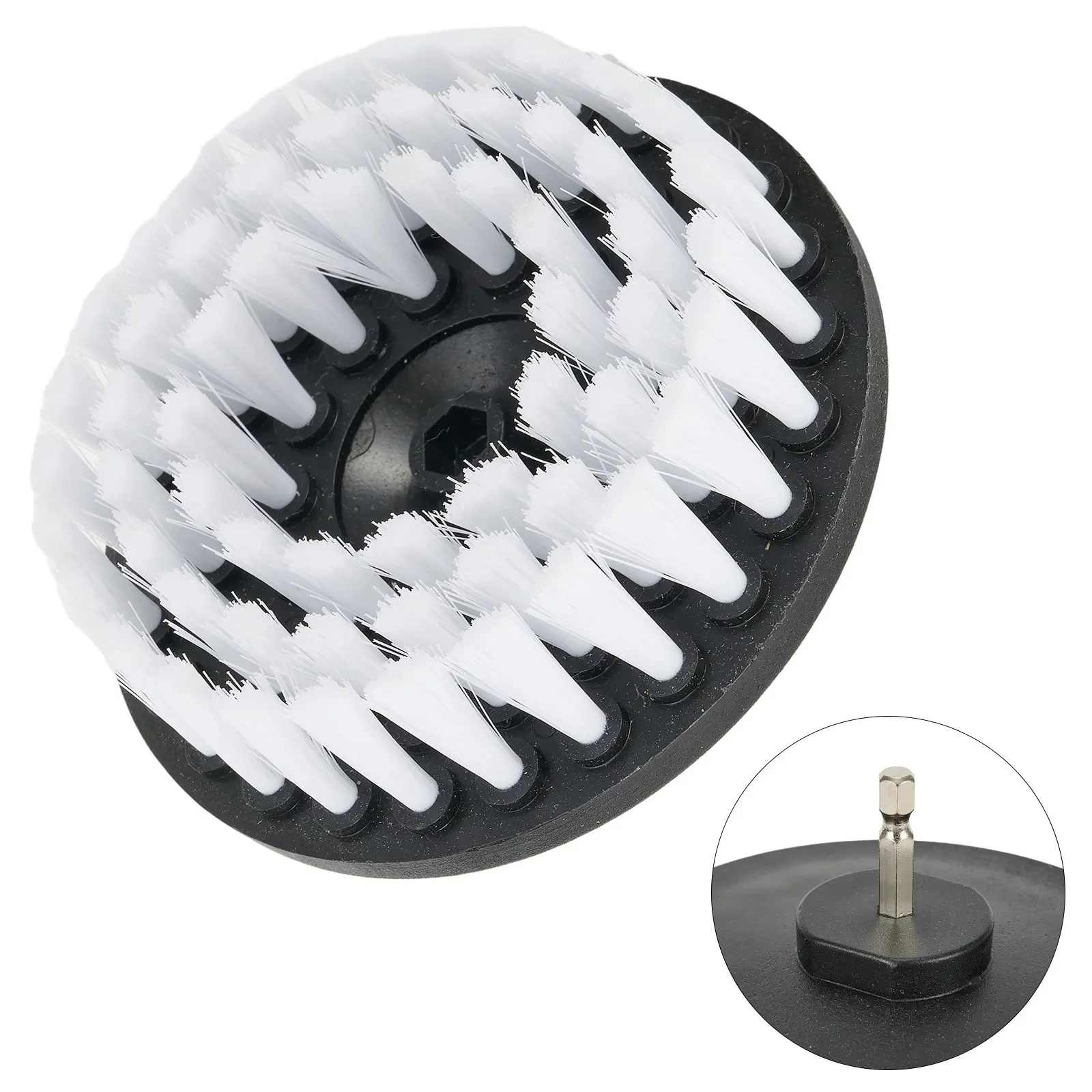 5in Electric Drill Soft Brush For Couches Chairs Carpet Leather Upholstery Seats Furniture Cleaning Tool drill brush attachment set