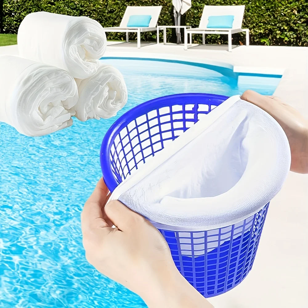 10pcs Pool Filter Socks & Skimmer Baskets Covers – Premium Mesh Net Bags for Inground/ | Universal Fit for Pool Vacuum Balls