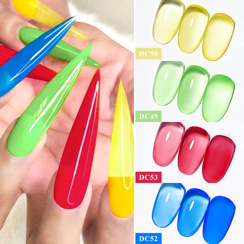 Mtssii Jelly Glass Gel Nail Polish Set image 4