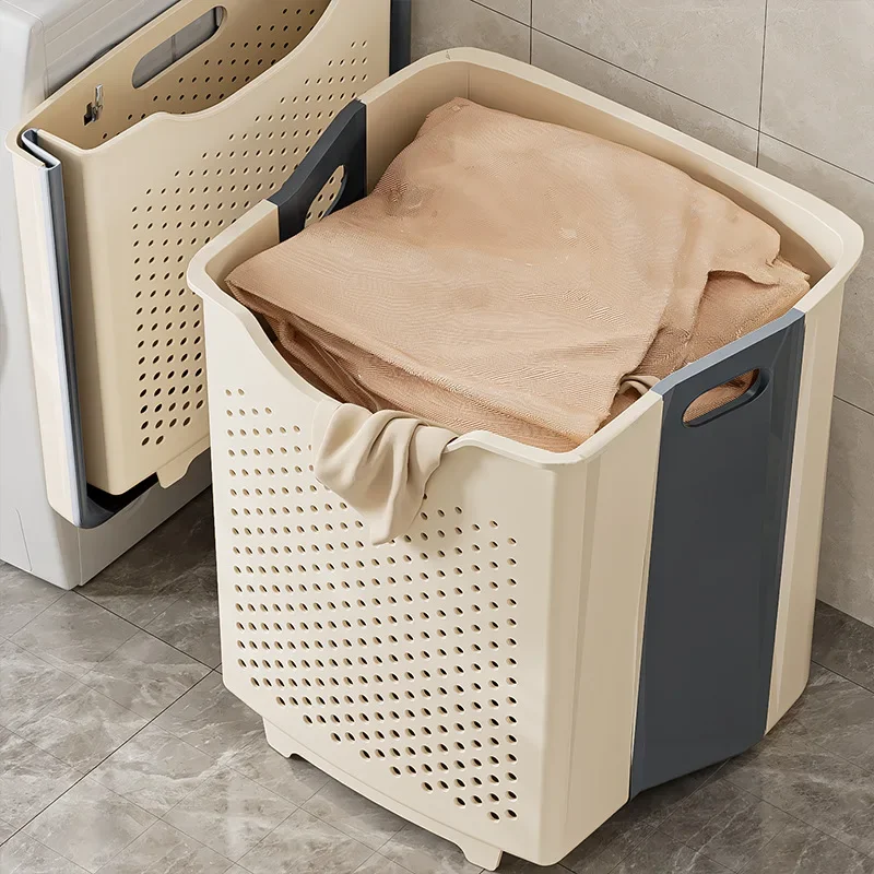 

Dirty Clothes Basket Wall Mounted Foldable, Household Laundry Basket for Storing Dirty Clothes, Laundry Basket