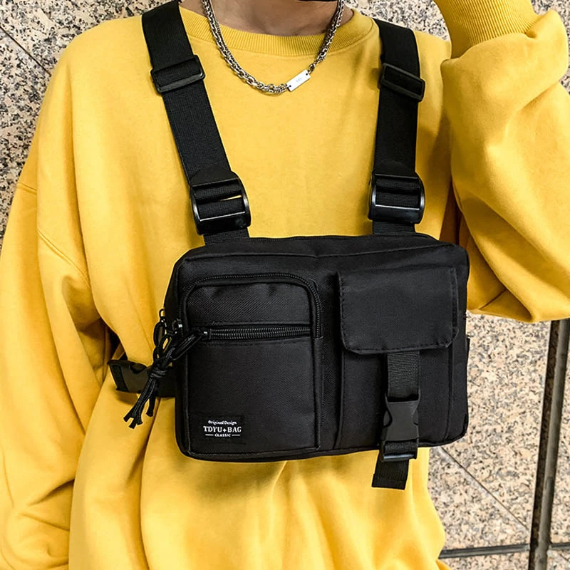 Chest Bag Men Tactical Fashion Bag Men 2022 Tactical Vest Street