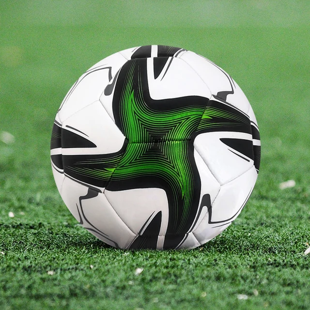 Professional Football Soccer Ball Official Size 5 PVC Material Outdoor Team Match Game Machine Sewing Training Football