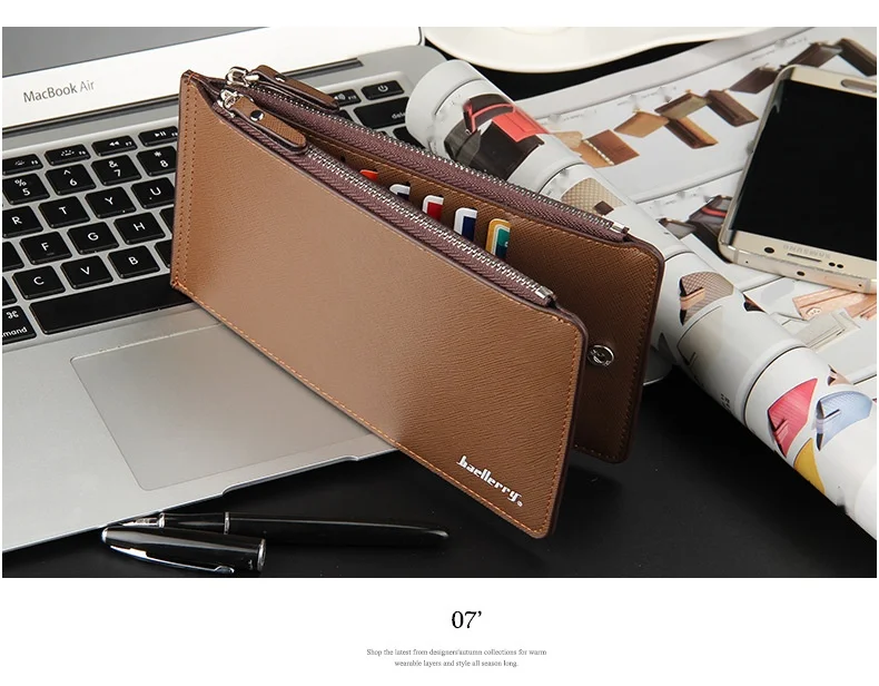 Herren Langbörse Mit Kartenfächern Und Schlankem Design_voghion.com