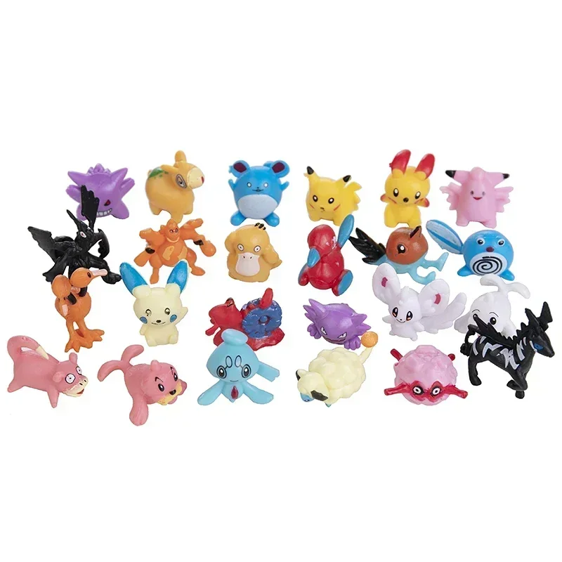 24-144pcs Pokemon Action Figure Pikachu Anime Model 2-3CM Ornamental Decoration Mini Model Doll Toy Kids Christmas Gifts - Image 4