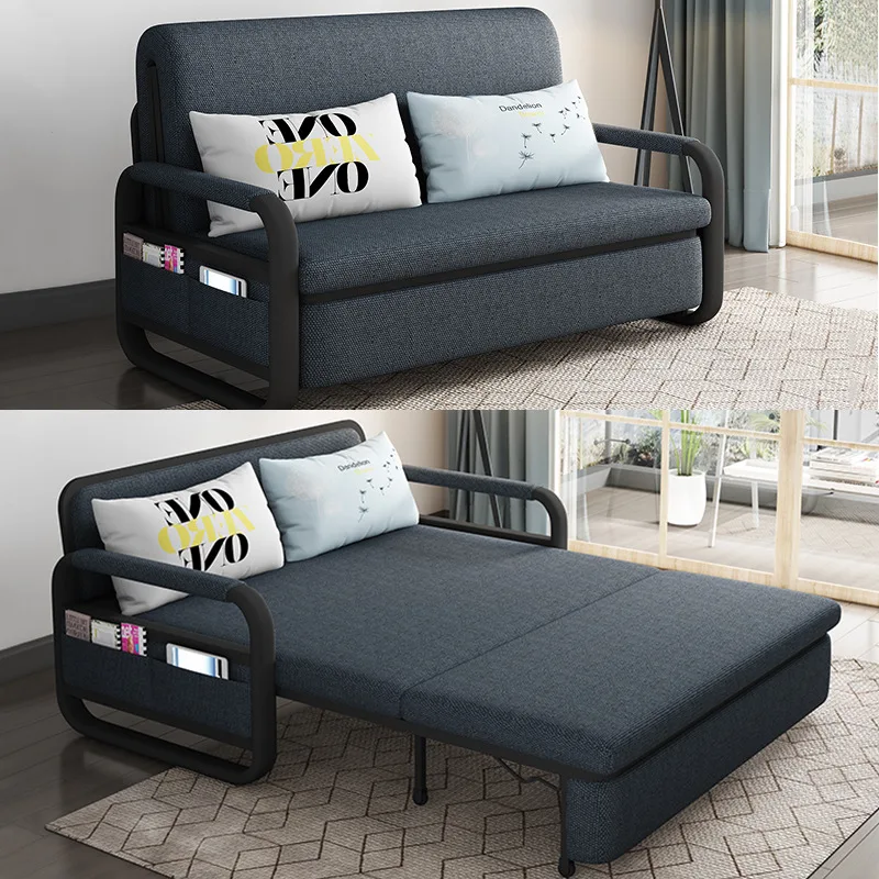 Modern Multifunction Wooden Folding Sofa Cum Bed Folding Living Room