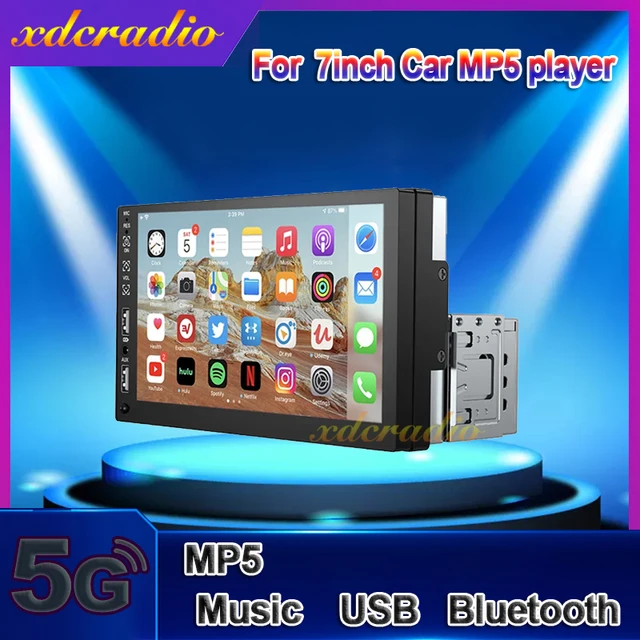 Автомагнитола Xdcradio 1 Din, мультимедийный MP5-плеер с сенсорным экраном 7 дюймов, стерео, Bluetooth, 2USB, FM-камерой, SWC 1