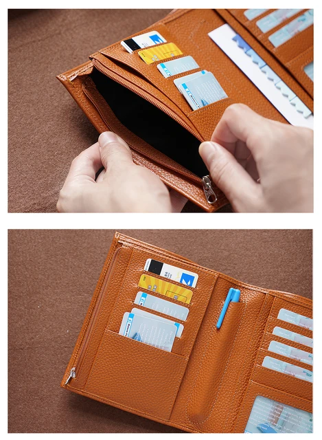 Moterm Pocket Versa - Pocket Size Binder Planner and Wallet Combo  (Pebble-Burnt Orange, 19mm Ring)