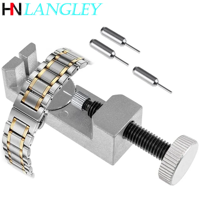 Watch Repair Tool Watch Band Strap Link Pin Remover With Pack of 3 Extra Pins Replacement Spring Bar Set