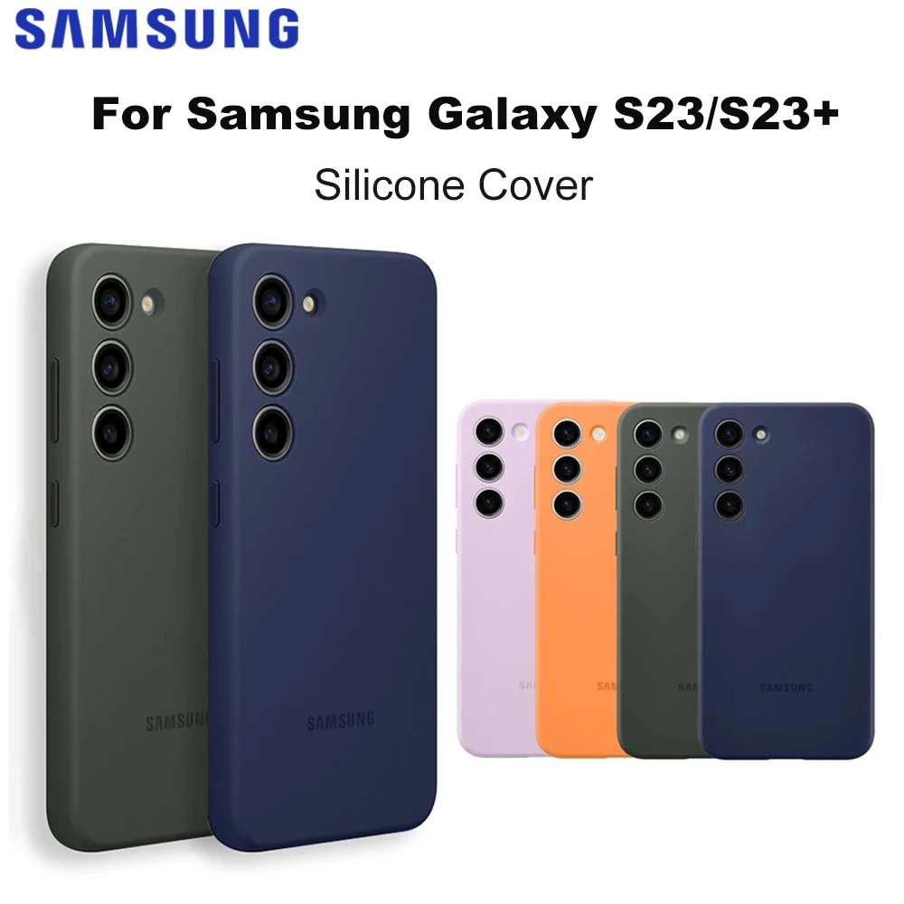 

Оригинальный силиконовый чехол для Samsung Galaxy S23 S23 + S23 Plus S23