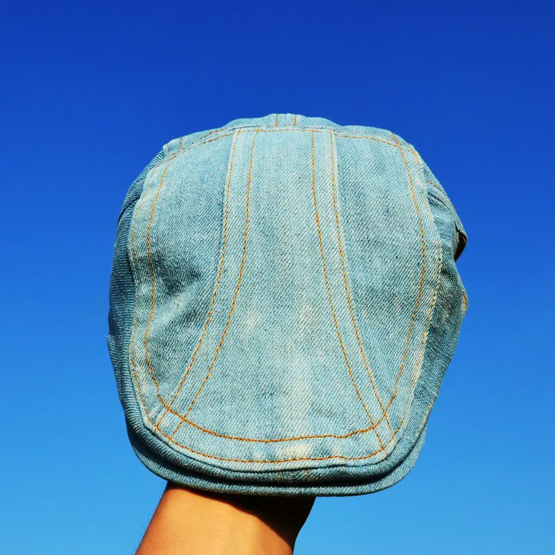 Cowboy Beret Hats For Women Men Retro College Style Beret hat woolen beret wool caps