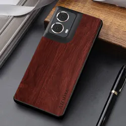 Stylish PU Leather Fashion Phone Case Coque for G05(E15) (Brown)