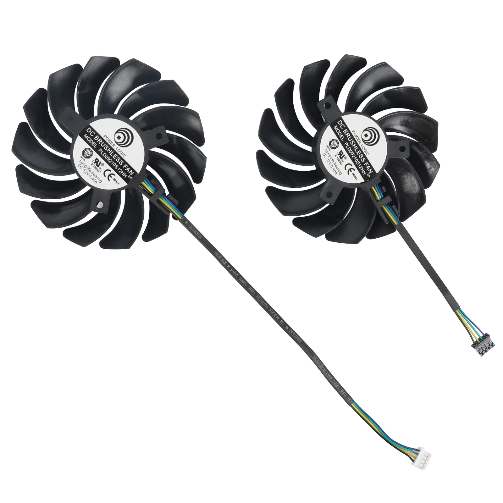 Ventilador Gráfico para Placa de Vídeo 87 mm dc 12v 4pin Rtx2070 para Msi Geforce Rtx 2060 2070 2080 - Imagem 3