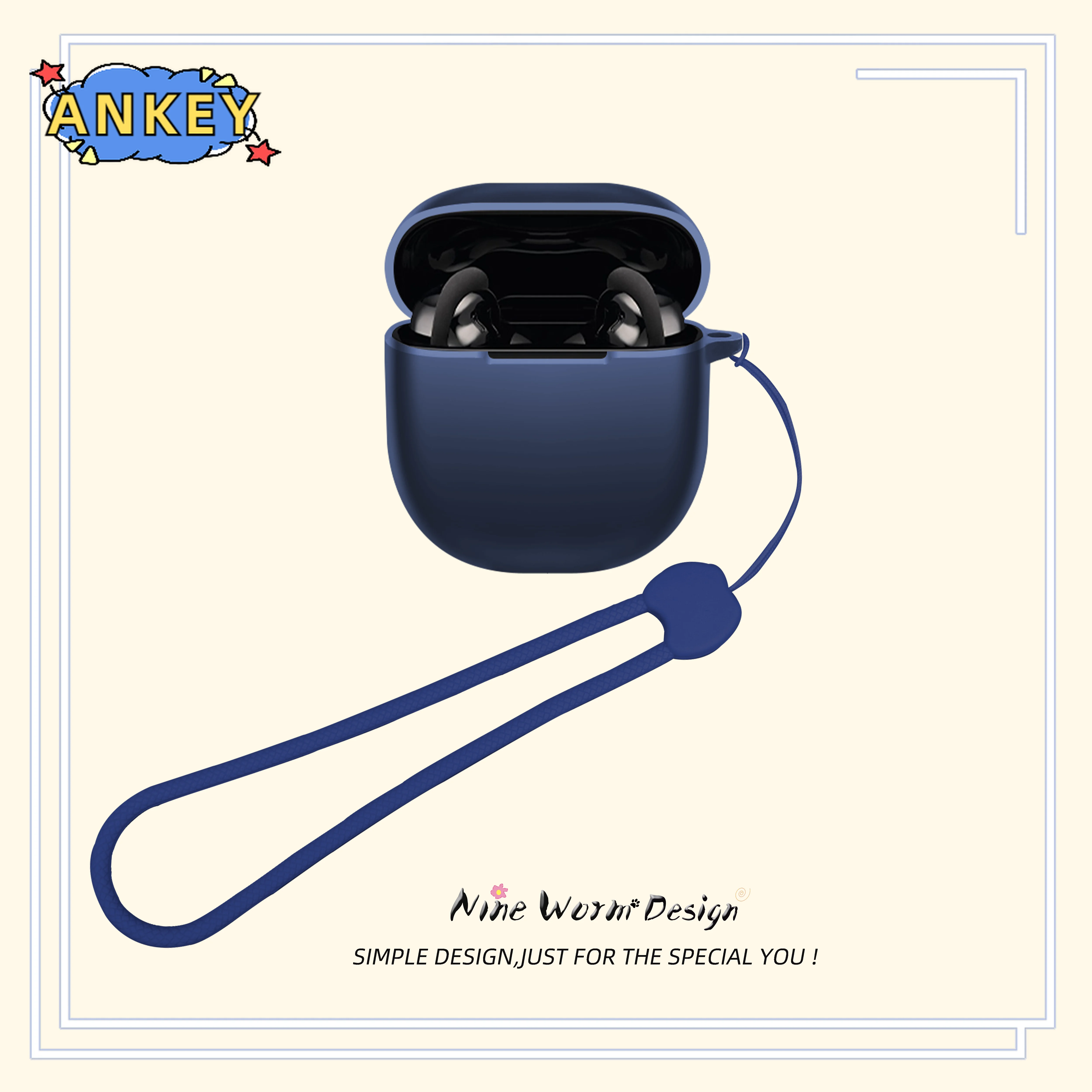 Bose QuietComfort 이어버드 II 케이스 이어폰 보호 커버, QC 2 울트라 낙하 방지 소프트 실리콘 무선 블루투스 이어버드  Best5