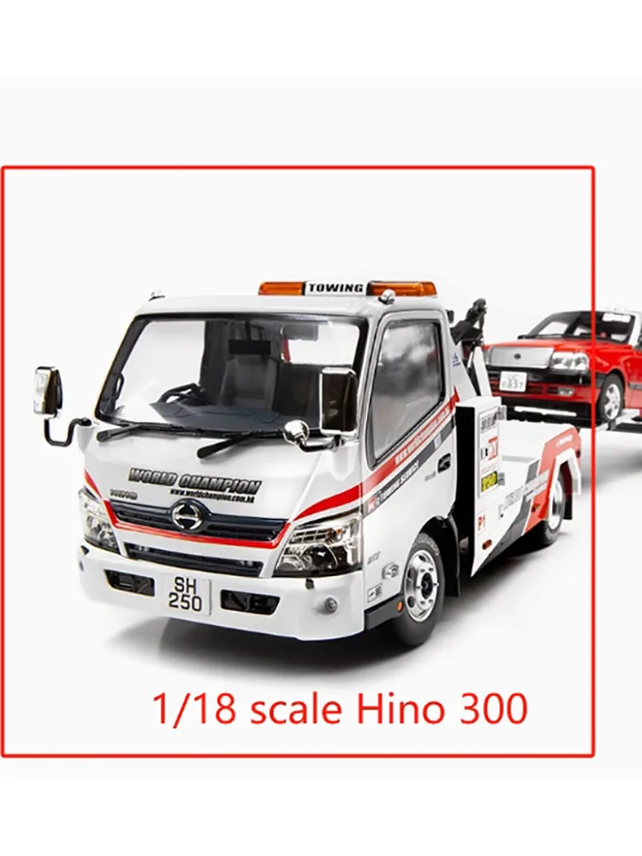 TINY 1/18 scale Hino 300 Weikawa Trailer Auto Alloy truck model