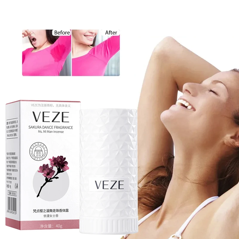 

Body Deodorant Antiperspirant Long-Lasting Perfume Body Odor Fresh Refreshing Natural Herbal Skin Care Healthy Sports 40g