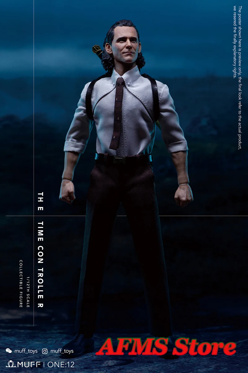 MUFFTOYS MF02 TVA 時間変異取締局 ロキ1/12 Loki MUFF TOYS 1/12 MF-02 Scale Collectible Figure Loki Tom