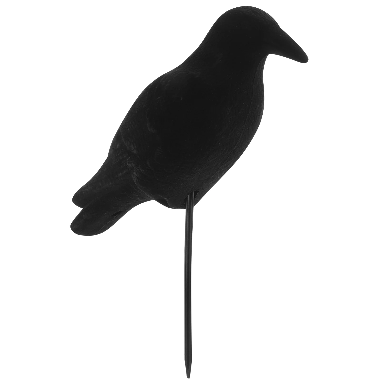 

Flocked Crow Plastic Hunting Imitation Bait Wholesale Black Bird Scare Tool Drive Birds
