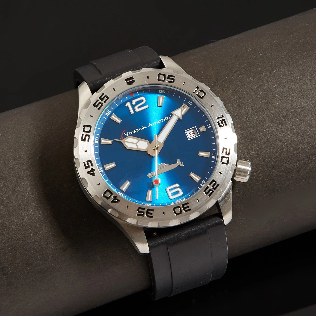 Vostok Amphibia 機械式時計自動 Erkek Kol Saati Mekanik Saatleri 