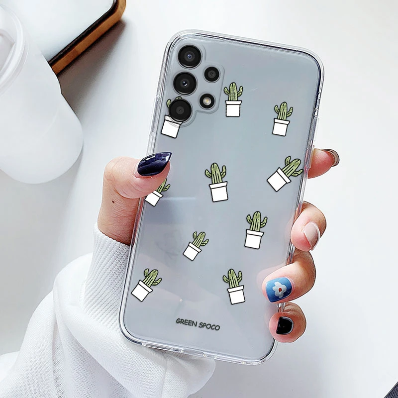 Floral Transparent Soft Silicone Phone Case - Flower TPU Cover