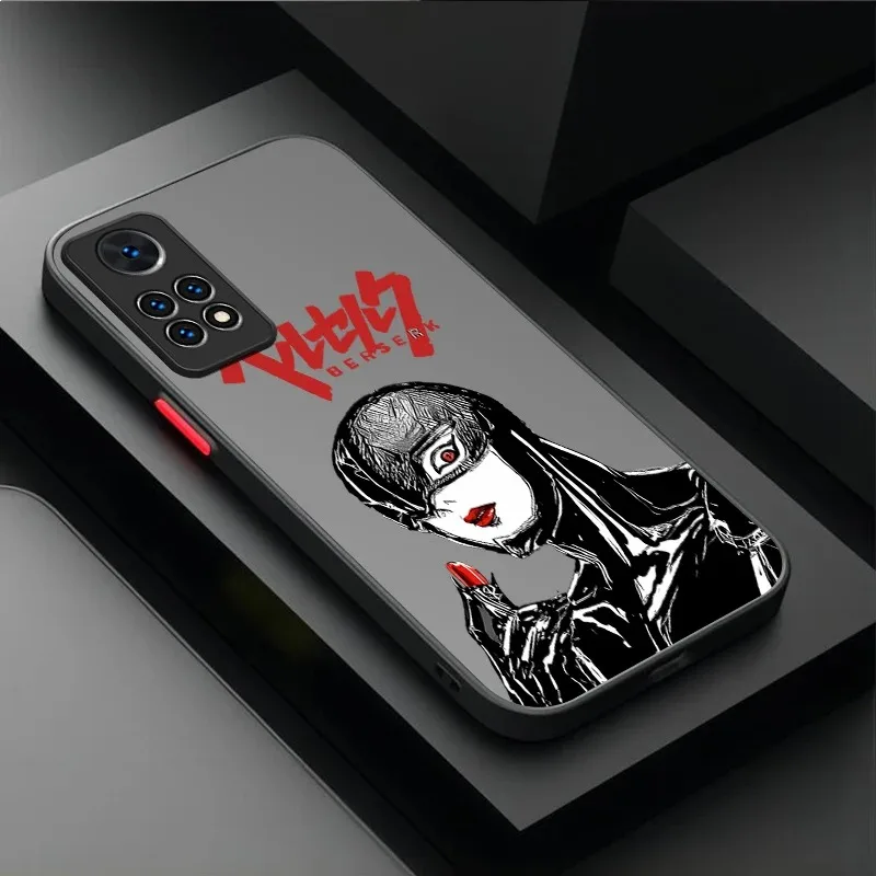 Matte Berserk Comics Anime Protective Phone Case