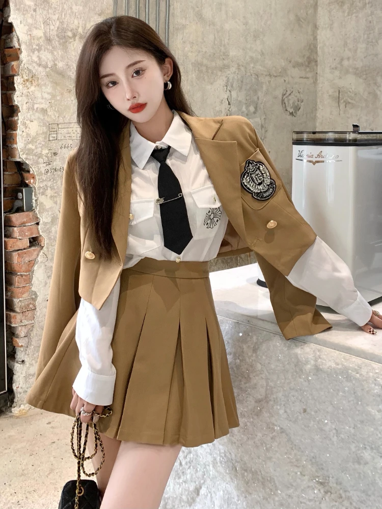 Amazon.com: Sunny Fashion Girls Dress Sailor School Uniform Navy Suit Size  6: Clothing, Shoes & Jewelry