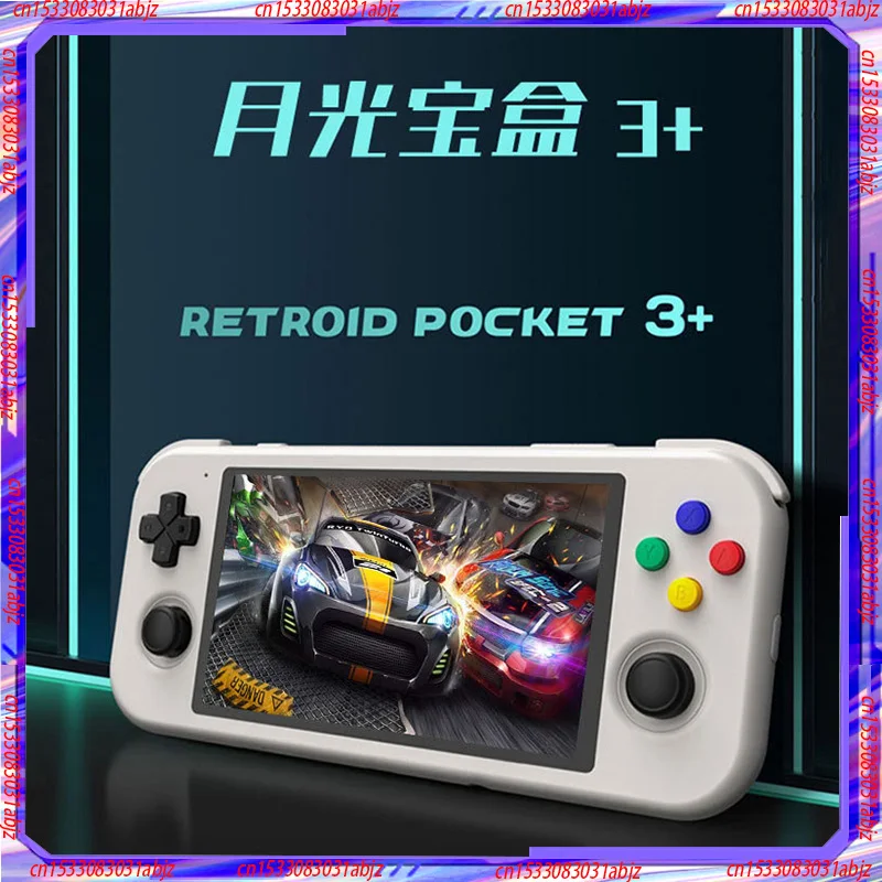 

New Retroid Pocket 3+ Handhelds Console 4.7 inch Touch Screen 4G+128GB Android 11 Backlight 450nits Video output game player