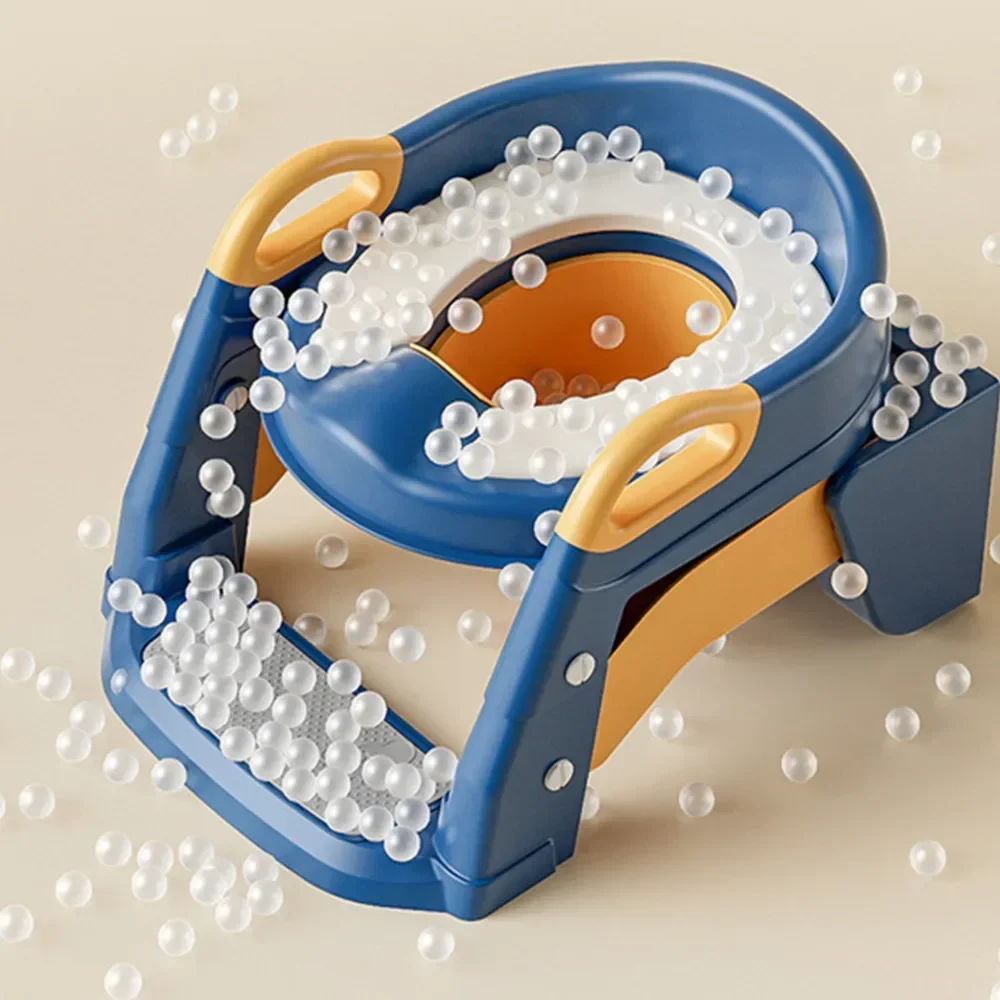 Folding Baby Pot Toilet Seat Baby Boy Potty Training Seat with Step Stool Ladder Baby Boys WC Pot Travel Pots Portable Toilet 5