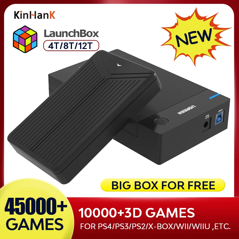 Launchbox Game Hard Drive Disk Plug Play Built In Games For Sega Saturn Psp Ps1 Ps2 Ps3 Wiiu Wii N64 For Win7 Win8 Win10 Video Game Consoles Aliexpress