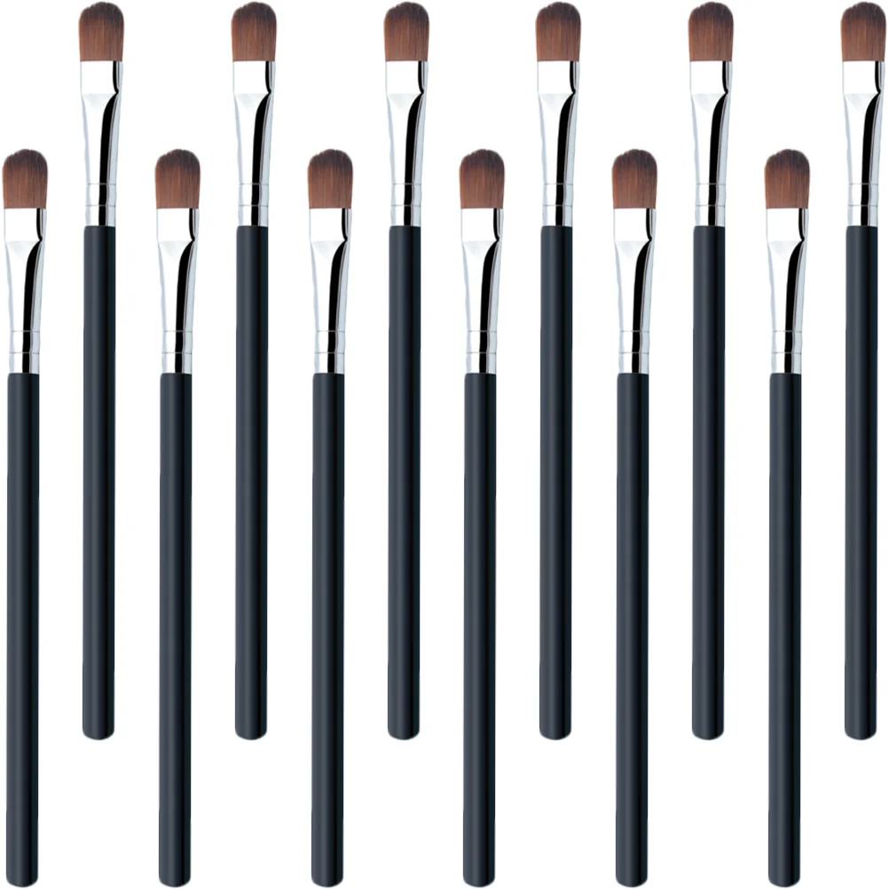 

25 Pcs Eye Shadow Brush Makeup Brow Flat Concealer Artificial Fiber Eyebrow