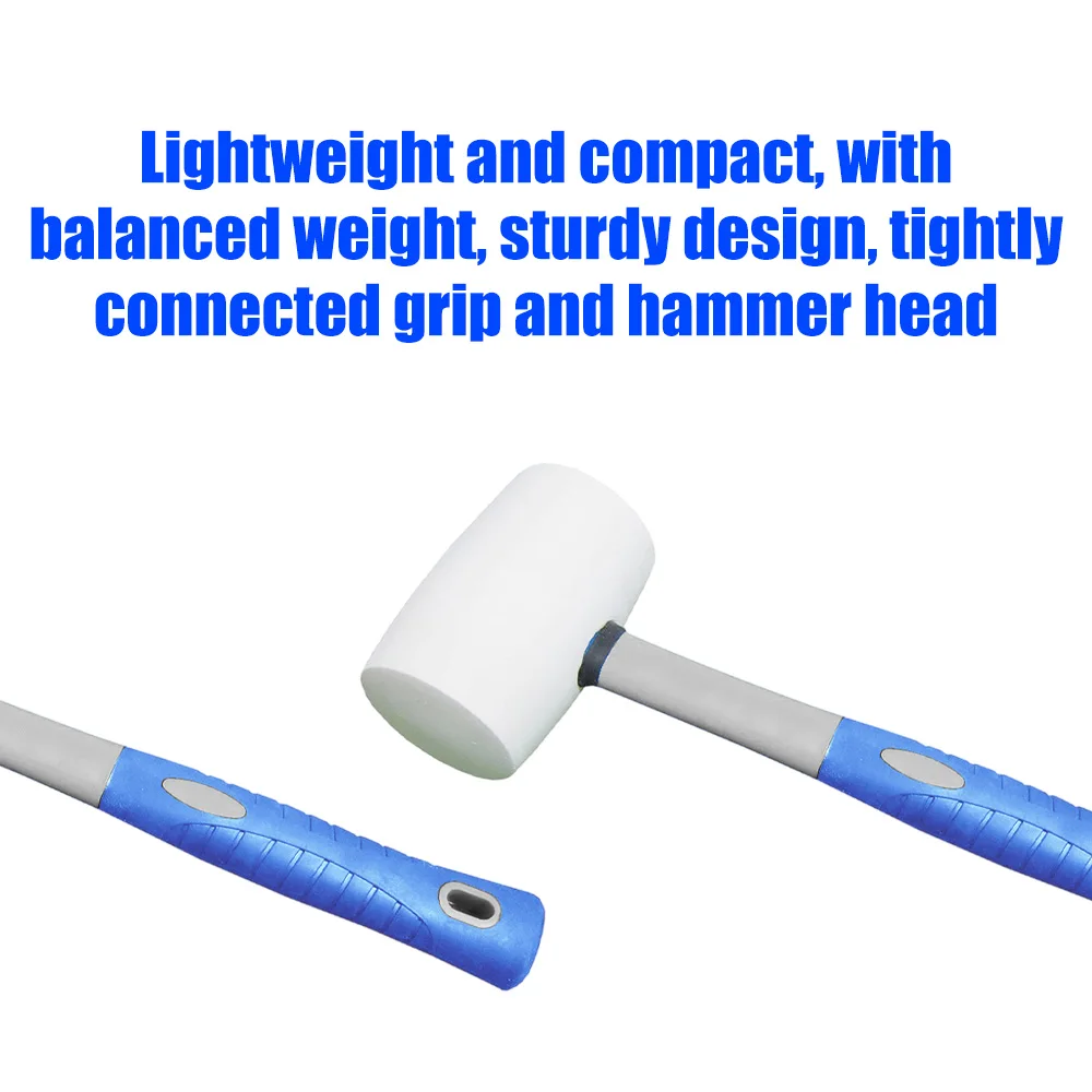 Installation Hammer Rubber Hammer 8oz/16oz Non-Slip Handle for Wood Floors Tile