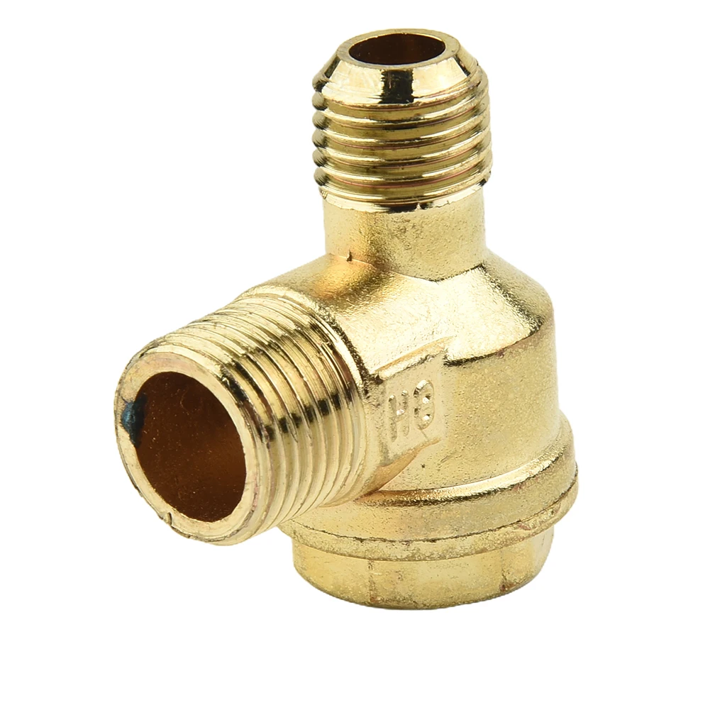 

Check Valve Tools New For Air Compressor Zinc Alloy 16x14mm 2 Port Check Valve Connector Tool Gold Useful Durable
