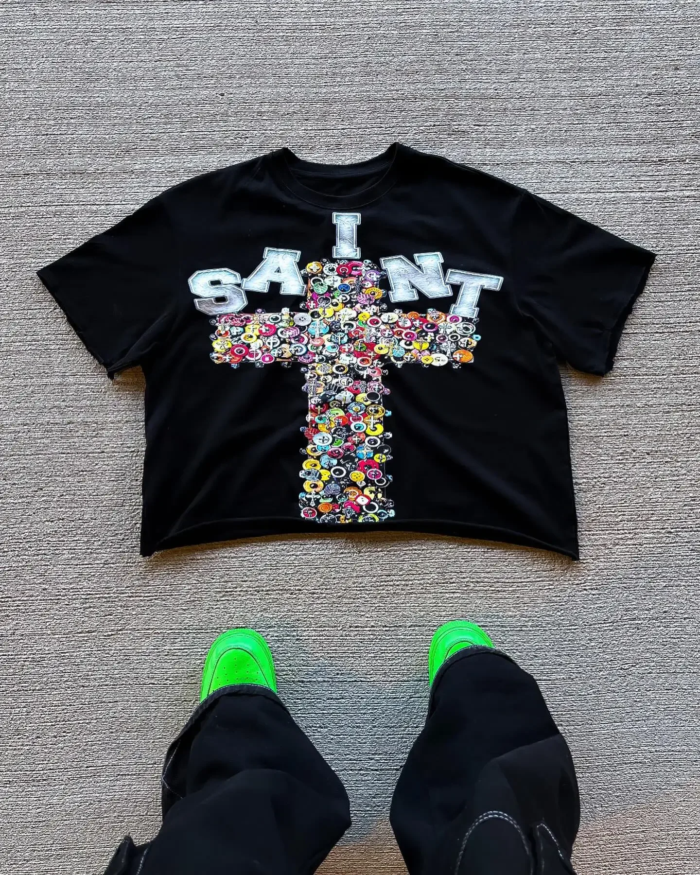 Camisetas retro góticas con lavado cruzado para hombre y mujer, estilo Harajuku, con bordado gráfico de diamantes de imitación, holgadas, de manga larga, informales, a la moda, ropa de calle