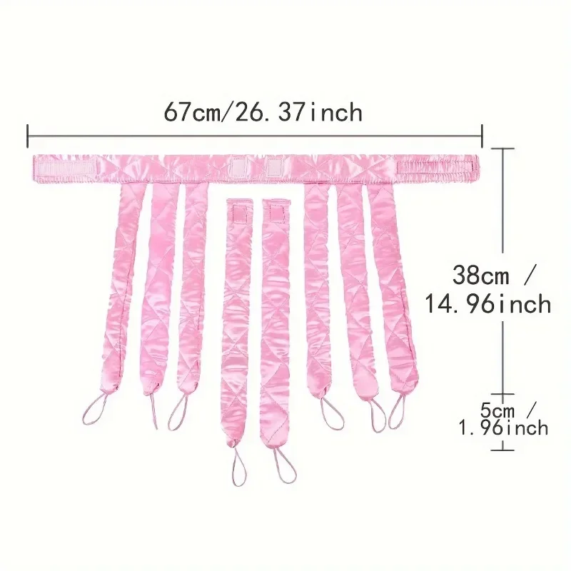 Easy-to-Use 8 Detachable Octopus Claw Hair Rollers for Natural Waves-No Heat Sleeping Hair Curlers Set for Normal Type
