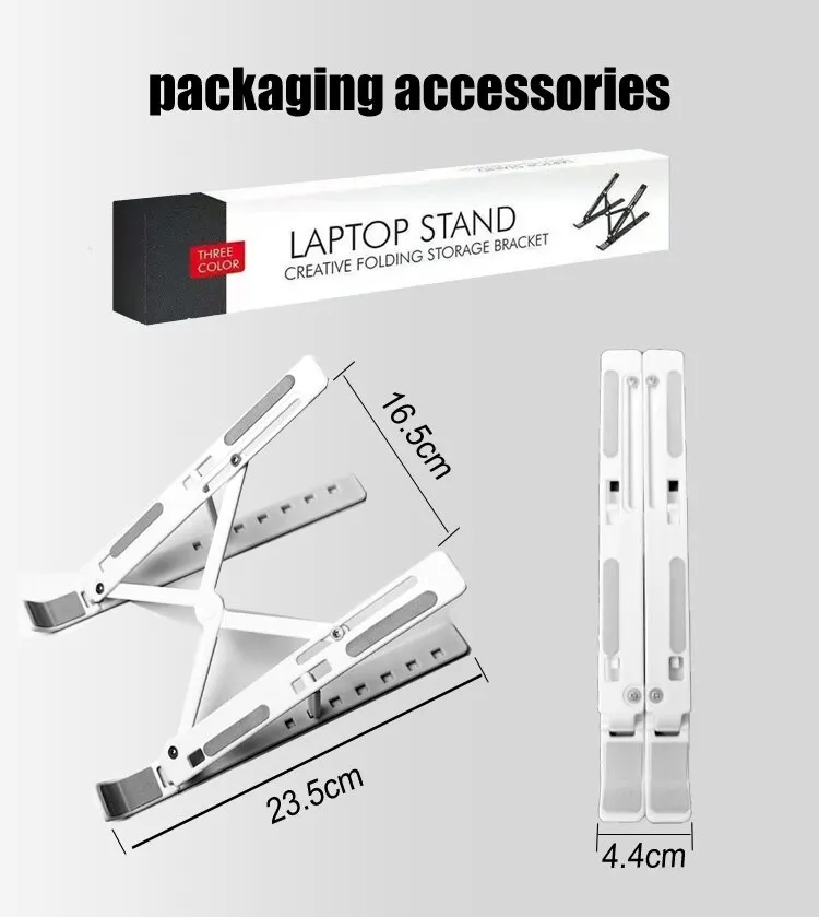 PjioAo Adjustable Portable Tablet Stand With 7 Angles Compatible With 5 To 15.6 Inch Pad Or Phones