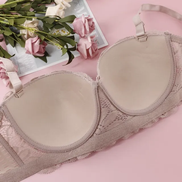 Beauwear New Half Cup Bras 85-100 Women Lingerie Floral Print Brassiere  Thin Cotton Comfortable Sexy Underwear Lace Bras C D Cup - AliExpress