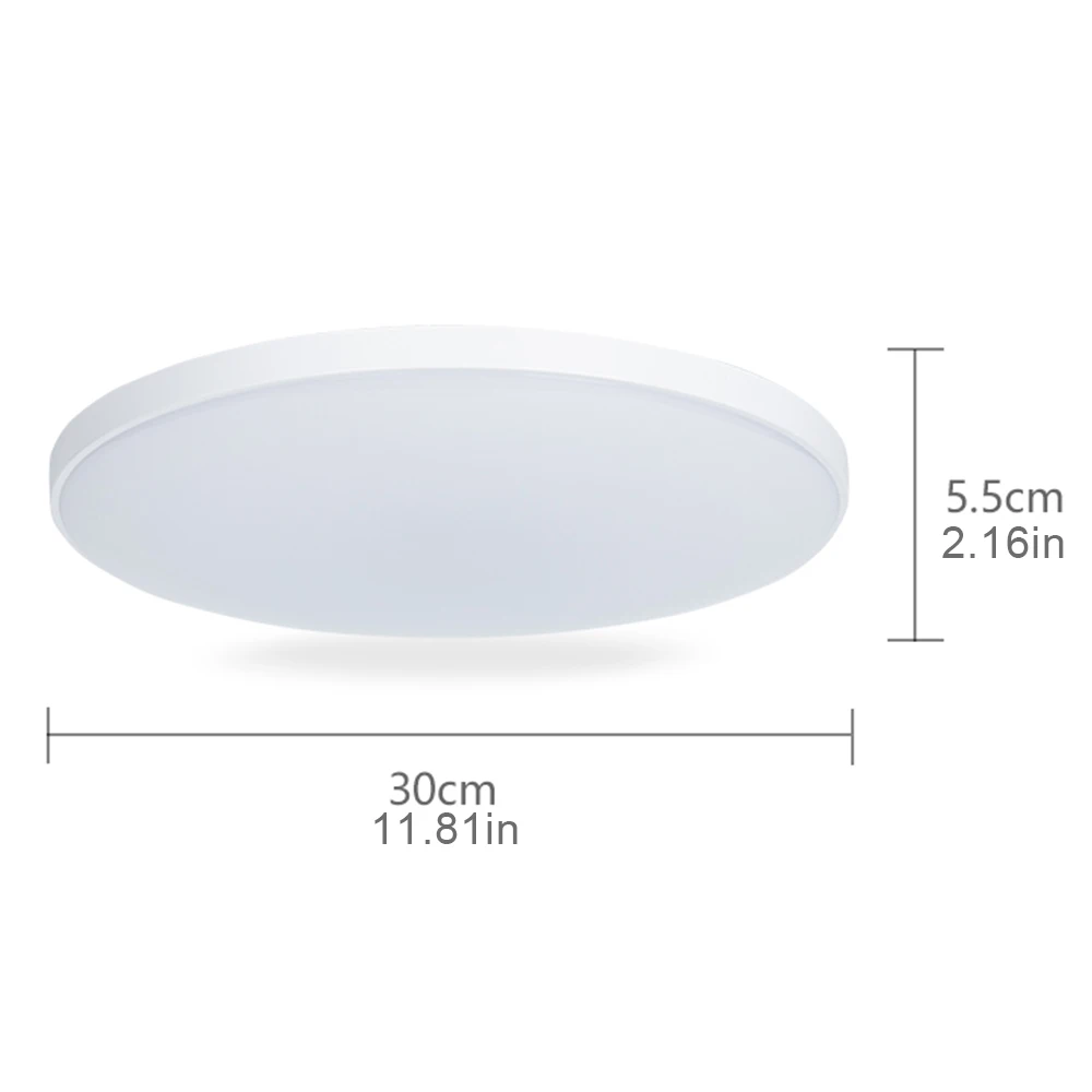 30W LED Ceiling Lamp Smart WIFI Ceiling Lighting For Living Room Bedroom RGB DIY Color Ceiling Lamp With Micr Google Home ceiling lamp