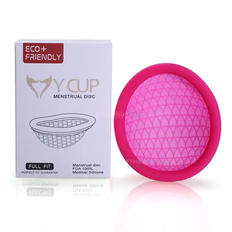 SiliconeMenstrualCupFeminineDiscsMenstrualCupsWomensPeriod