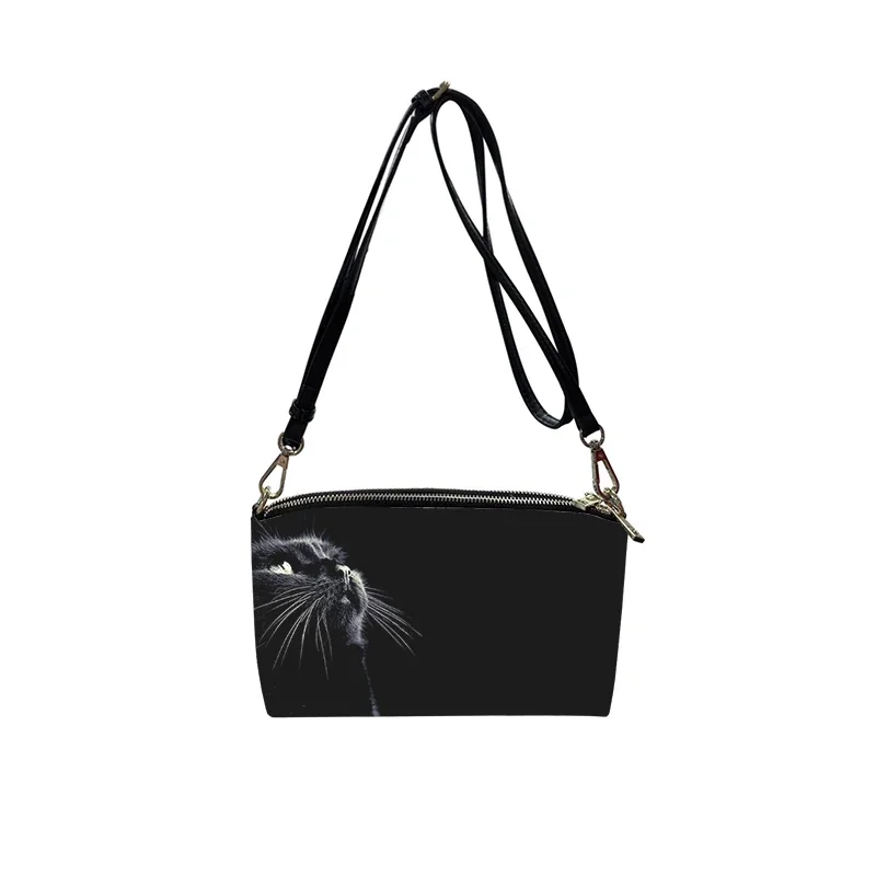 cute pet Cat PU Crossbody Bag 2023 New Women's Fashion Shoulder Bag Minimalist Small Square Bag for Women