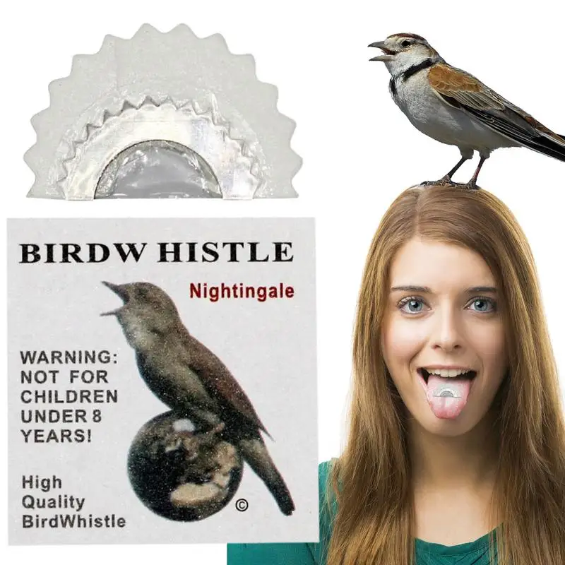 Bird Whistle That Fits Inside Mouth Hiden Magic Tweeting Noisemaker Toy Tricks Gag Bird Caller Bird Whistles Entertainment Tools genuine acme 499 imitating bird call whistle symphony soundtrack instrument training bird hunter simulate tools