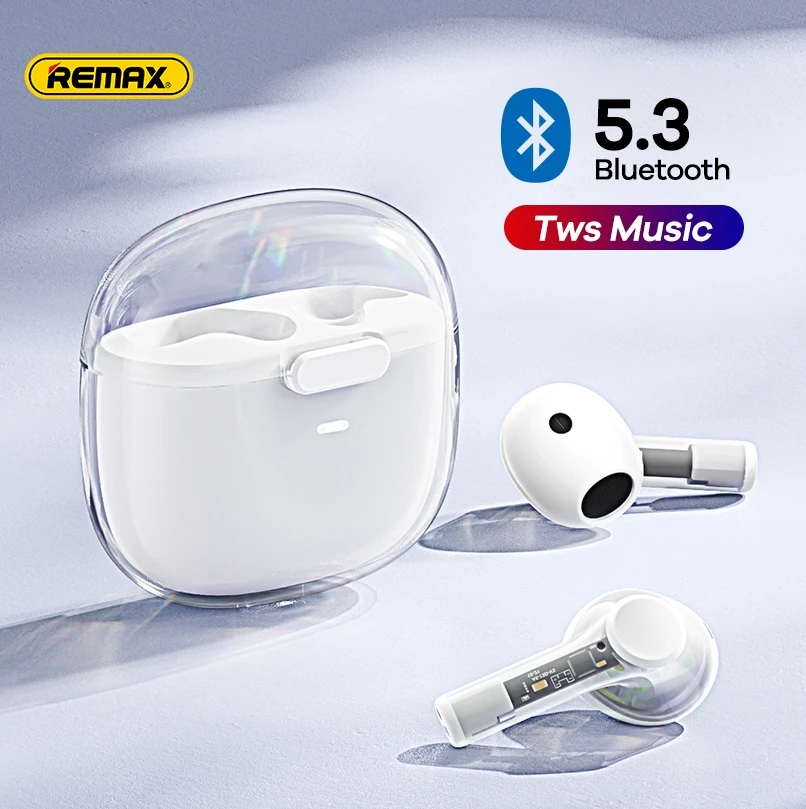 Беспроводные наушники Remax, TWS, Bluetooth 5,3, спортивные Игровые наушники-вкладыши, водонепроницаемая гарнитура с сенсорным управлением и микрофоном для искусственных мышц