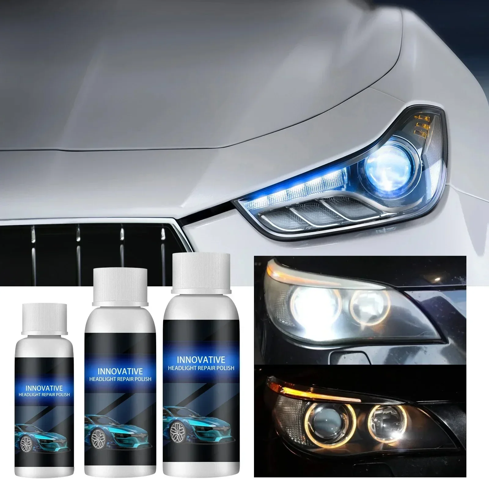 Car Headlight Repair Coating Solution Kit