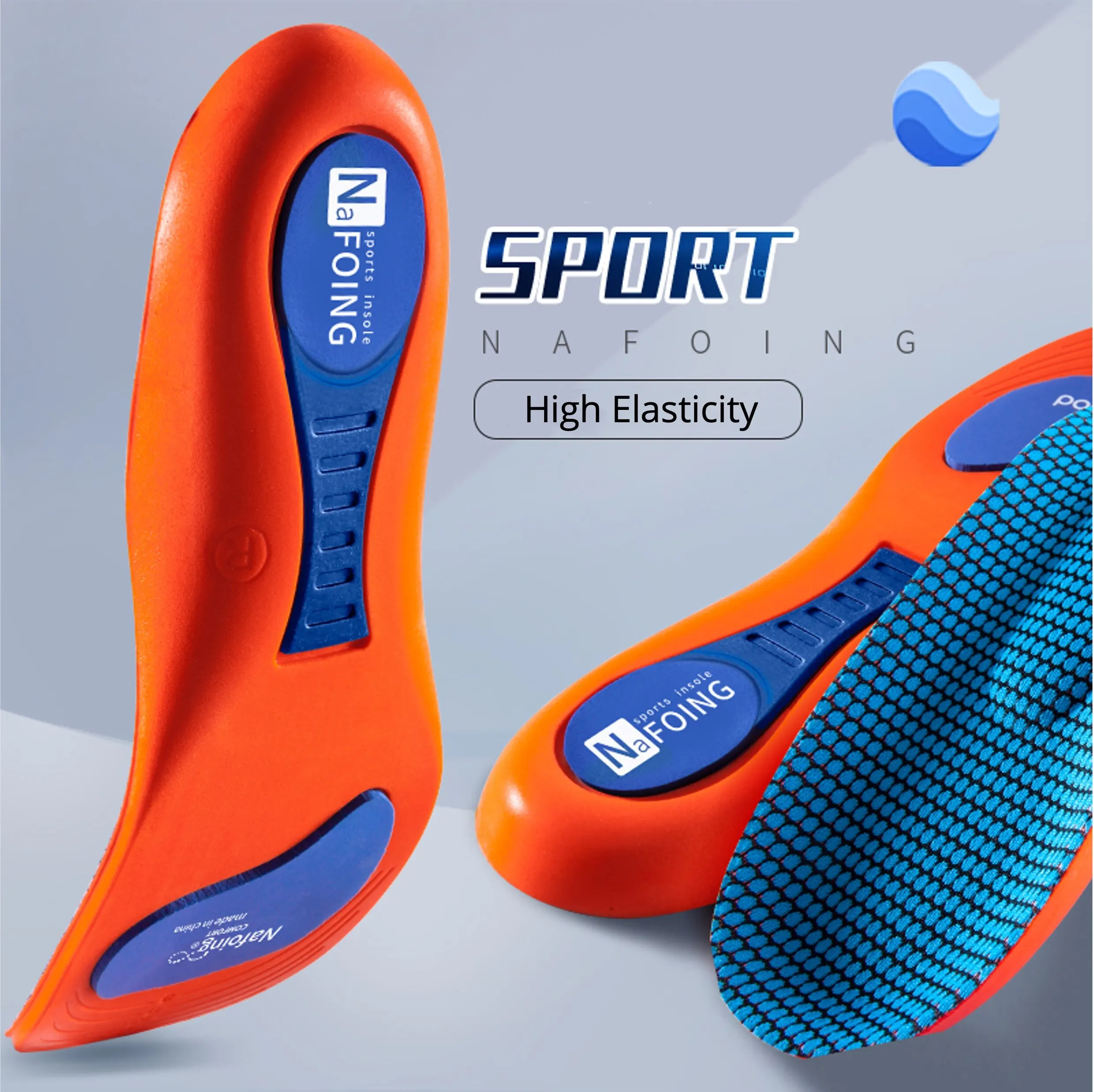 OrthopedicSportsElasticityInsolesForShoesSoleUnisexTechnology