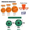 Bouncing Mute Ball Indoor Silent Basketball 24cm Foam Basketball Silent Soft Ball Air Bounce Basket Ball Size 3/5/7 Sports Toy 6