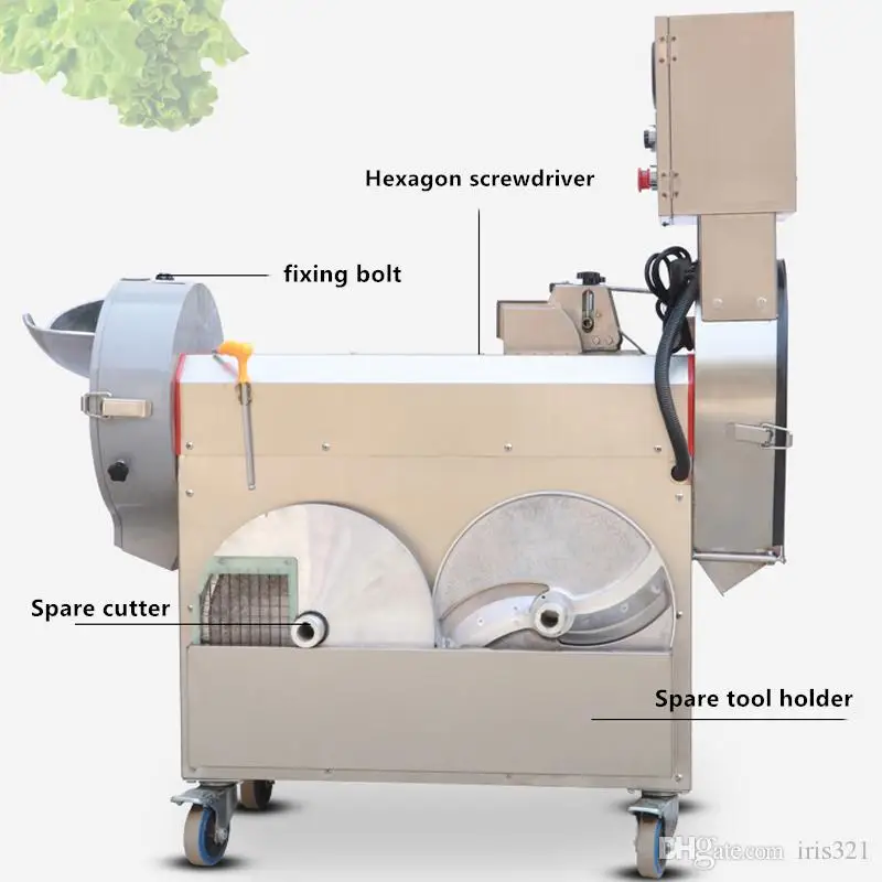 Professional Industrial Cabbage Spinach Ce Dry Fruit Cheese Onion Cutting Machine Leaf Pickle Vegetable Root Half Slicer Cutter 4