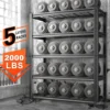 40" Wide Garage Storage Shelves Heavy Duty Shelving Unit 72" Tall Garage Shelving for Storage with 5 Tier Adjustable Metal Wire 3