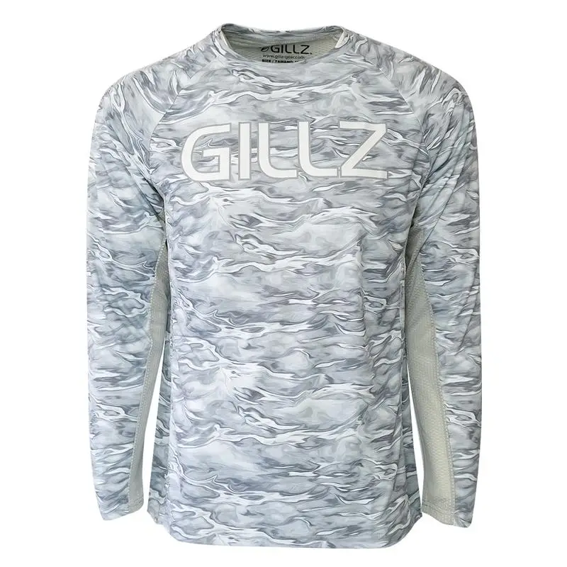 Gil*z Men Fishing Shirt Mens Fishing T-Shirt UPF50 Quick Dry Soft Breathable Clothes Shirts USA Size S-3XL