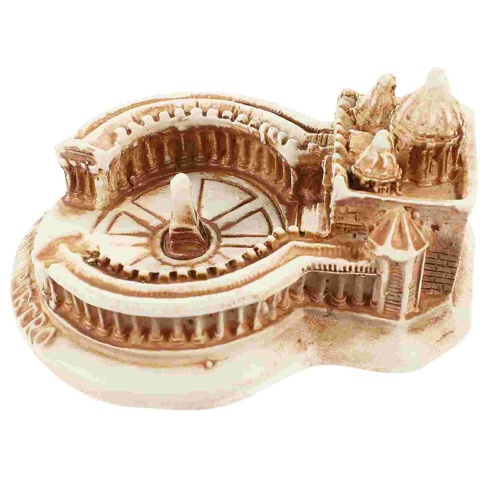 

Simulation Building Model Crafts Saint Peter's Basilica Landmark Desktop Decor Statue Resin Housewarming Gift Travel Sculpture