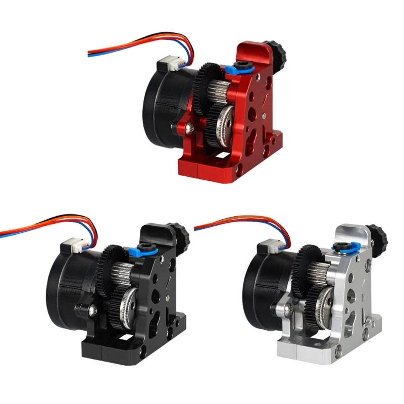 

3D Printer Metal Extruder Hardened Steel HGX-LITE-Extruder Kit Double Gear with Motor for CR10 Ender3 Voron 3D Printers