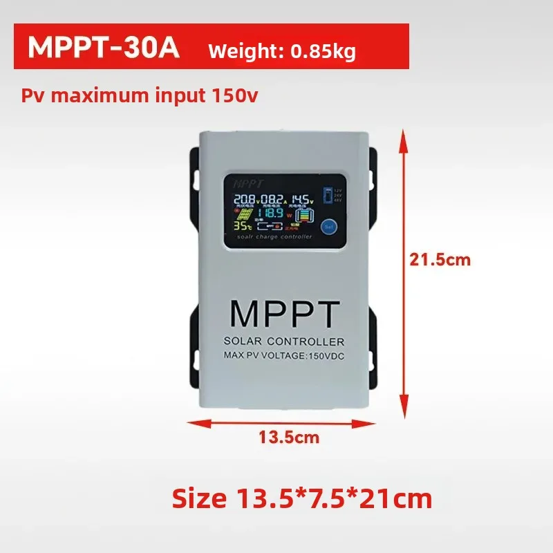 MPPT 태양광 충전 컨트롤러 12V 24V 48V 60V 72V 84V 96V 자동 전압 지능형 PV 레귤레이터 LCD 디스플레이 이중 언어 지원