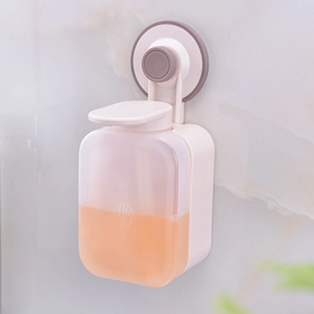 

Face Wash Dispenser Suction Cup Liquid Soap Pump Wall-mounted Foaming Manual Dispensers